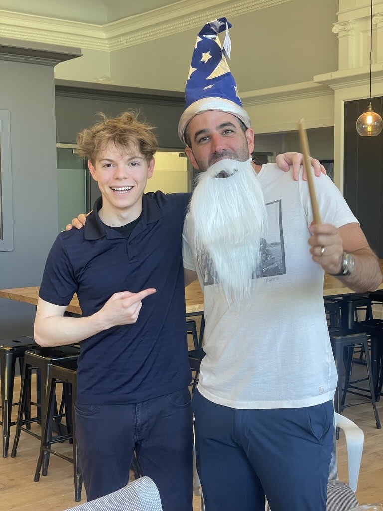 Justin and Lior at the Eclipse Palo Alto office